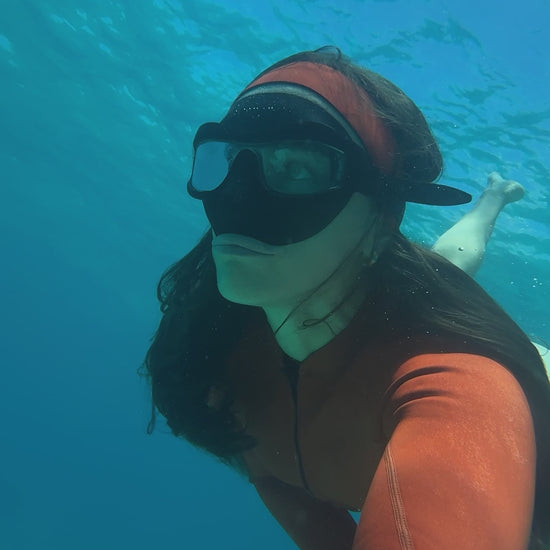 Orange waterproof headband