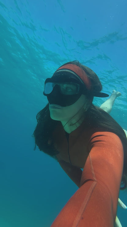 Orange waterproof headband